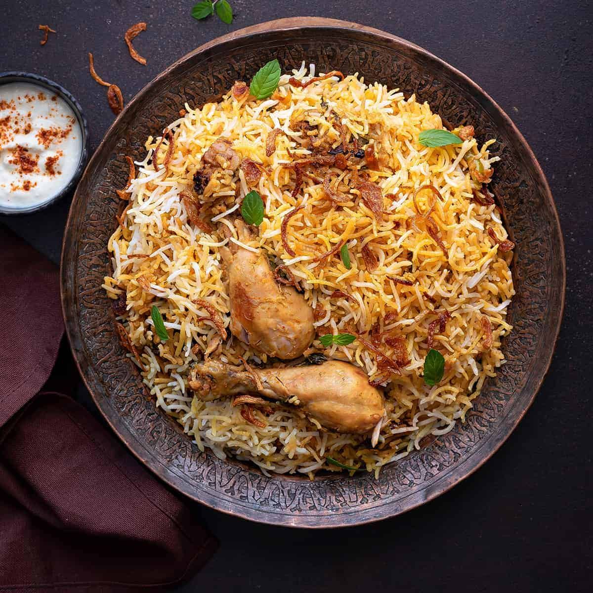 Chicken dum biryani